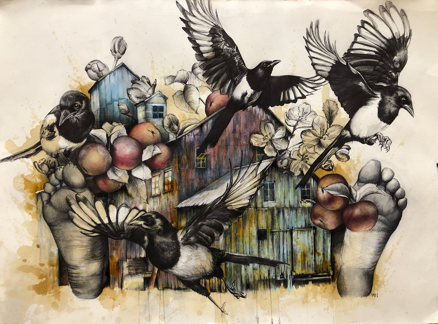 Contemporary drawing by Lau Rodriguez